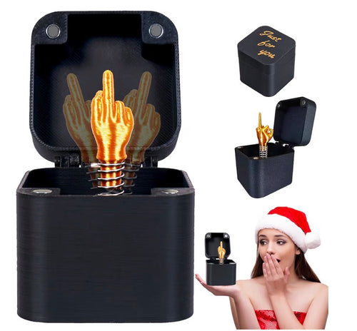 Pop-Up Santa Middle Finger Box